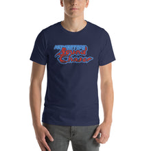 Load image into Gallery viewer, Red/Blue Roger Dean Logo Unisex T-Shirt