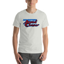 Load image into Gallery viewer, Red/Blue Roger Dean Logo Unisex T-Shirt